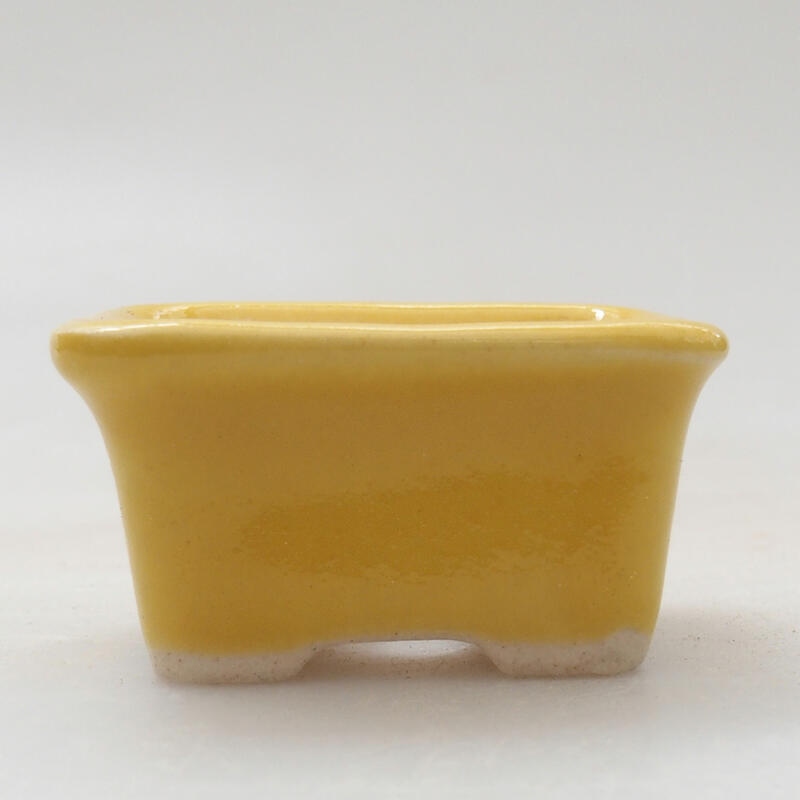 Mini bol bonsaï 3,5 x 2,5 x 2 cm, jaune