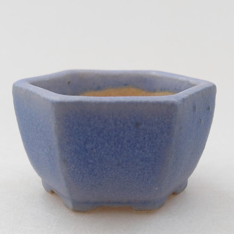 Mini bol bonsaï 3,5 x 3,5 x 2,5 cm, couleur bleu