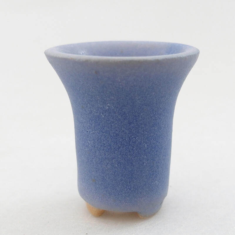 Mini bol bonsaï 3,5 x 3,5 x 3,5 cm, couleur bleu