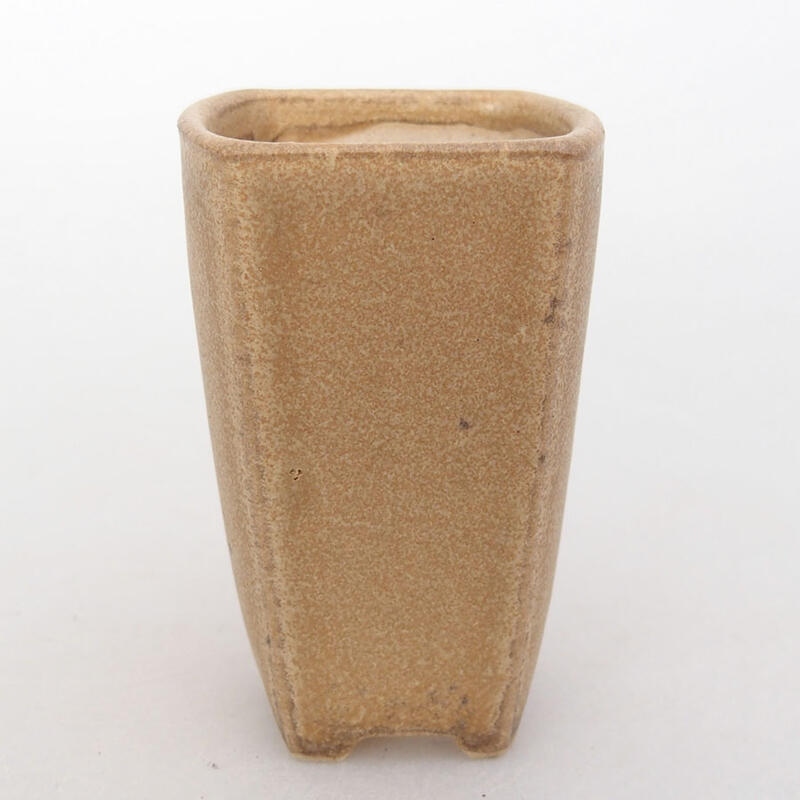 Mini bol à bonsaï 3,5 x 3,5 x 5,5 cm, brun