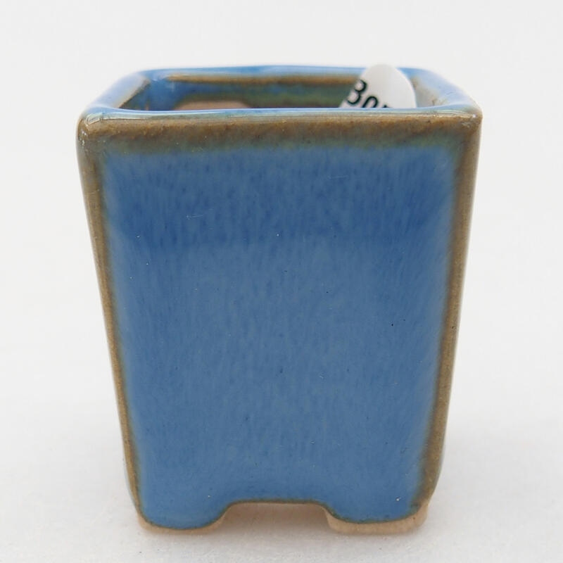 Mini bol bonsaï 3 x 3,5 x 3,5 cm, couleur bleu