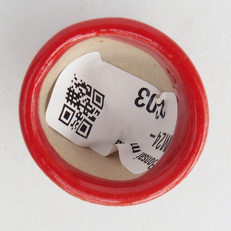 Mini bol bonsaï 3 x 3 x 2,5 cm, couleur rouge