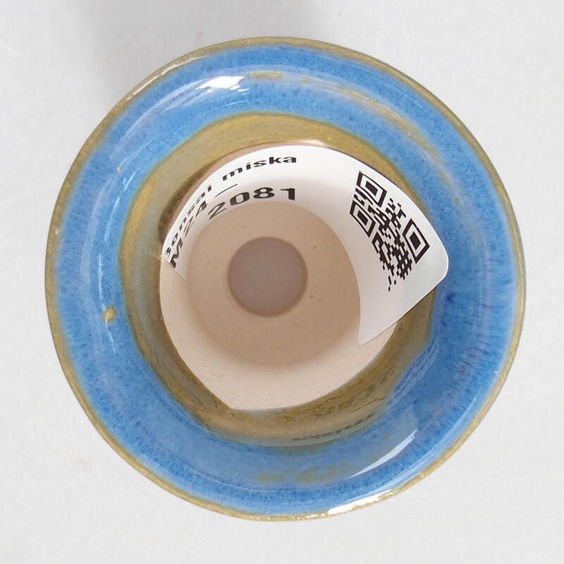 Mini bol bonsaï 4,5 x 4,5 x 4 cm, couleur bleu