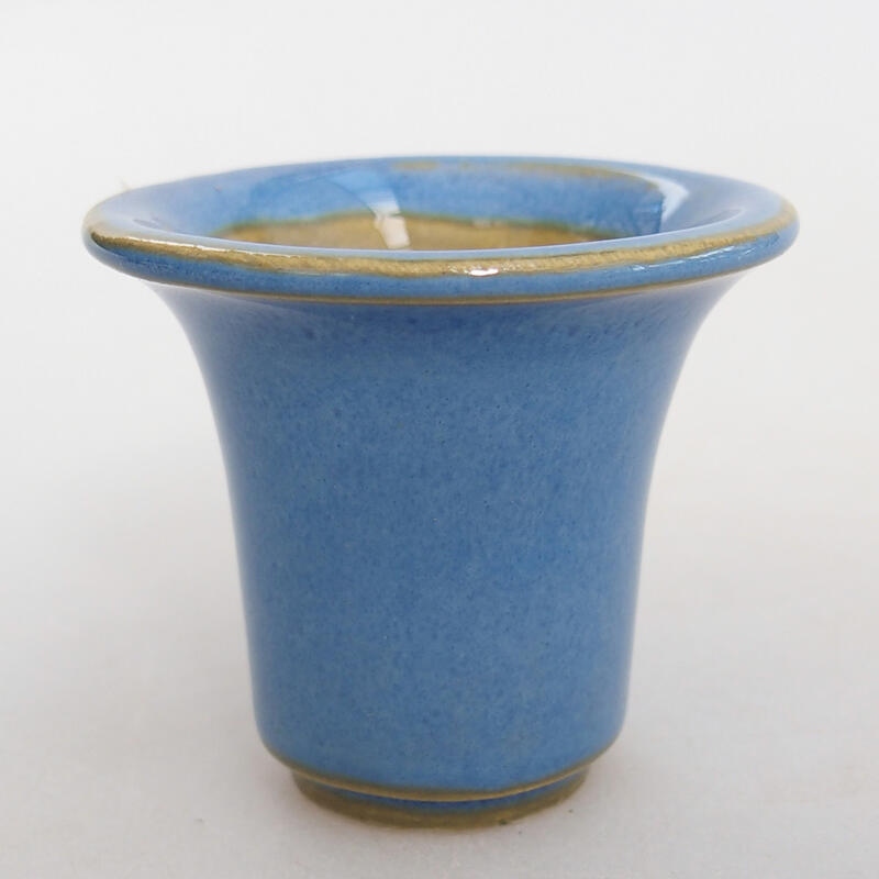 Mini bol bonsaï 4,5 x 4,5 x 4 cm, couleur bleu