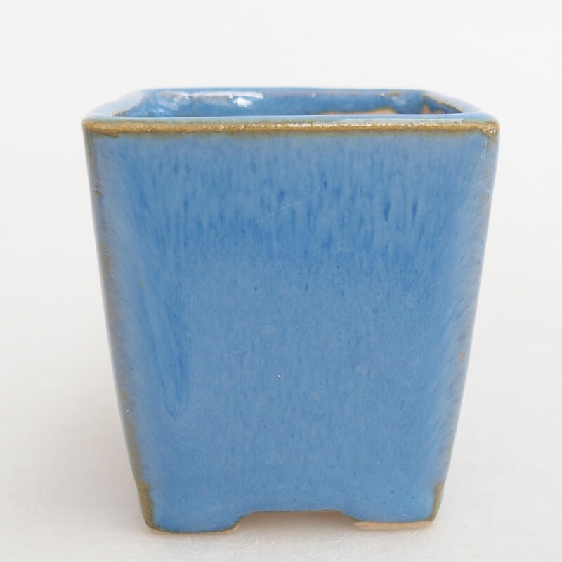 Mini bol bonsaï 4,5 x 4,5 x 5 cm, couleur bleu