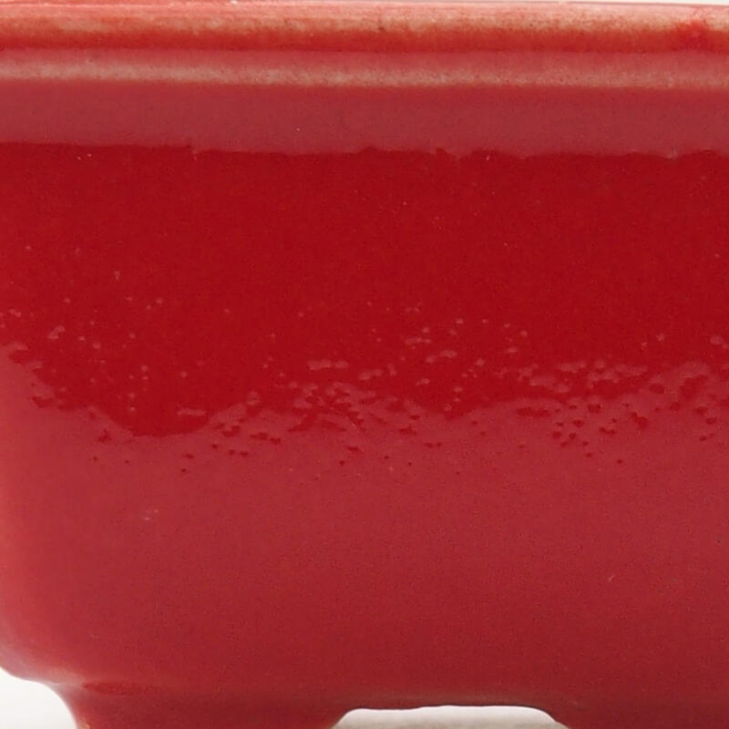 Mini bol bonsaï 4 x 3,5 x 2,5 cm, couleur rouge