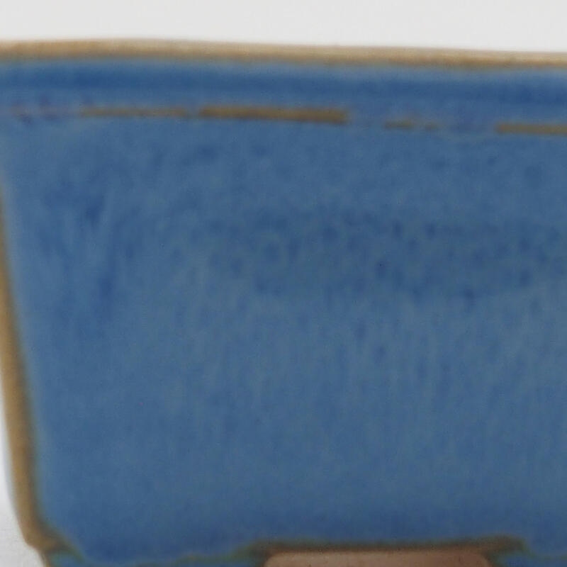 Mini bol bonsaï 4 x 3,5 x 2,5 cm, couleur bleu