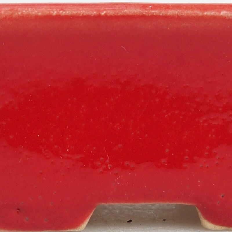 Mini bol bonsaï 4 x 3 x 2 cm, couleur rouge