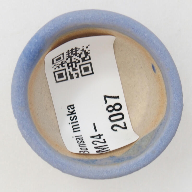 Mini bol bonsaï 4 x 4 x 2,5 cm, couleur bleu