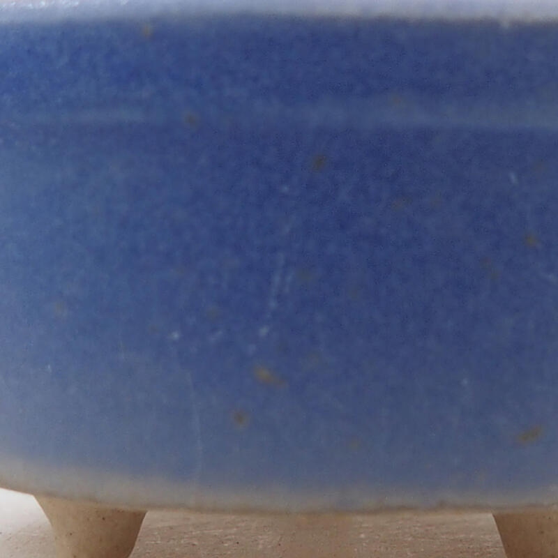 Mini bol bonsaï 4 x 4 x 2,5 cm, couleur bleu