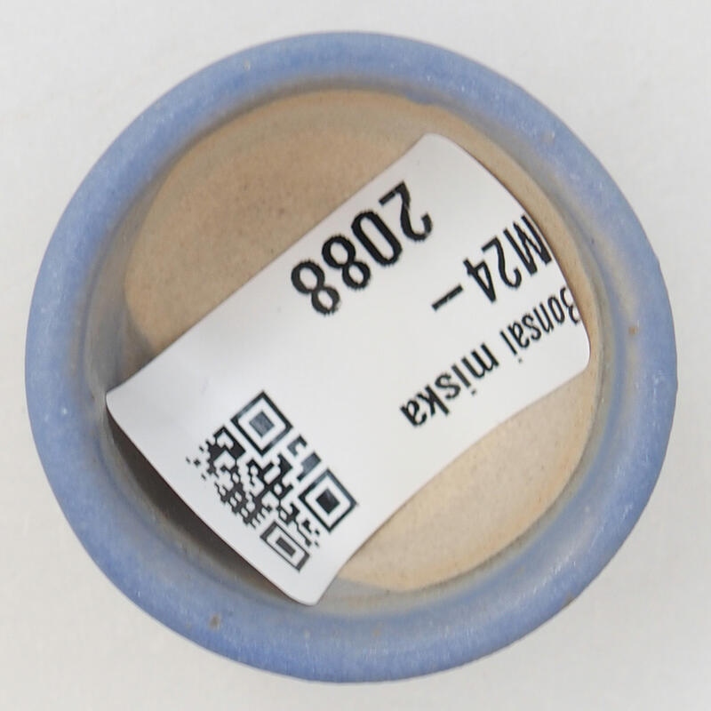 Mini bol bonsaï 4 x 4 x 2,5 cm, couleur bleu