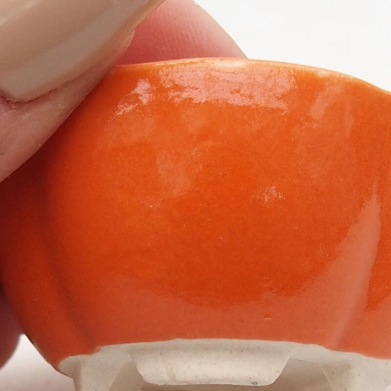 Mini bol bonsaï 4 x 4 x 2,5 cm, orange