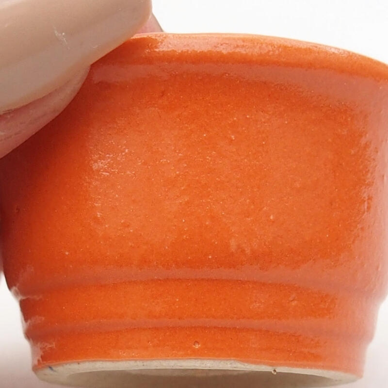 Mini bol bonsaï 4 x 4 x 2,5 cm, orange