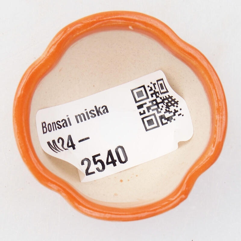 Mini bol bonsaï 4 x 4 x 2,5 cm, orange