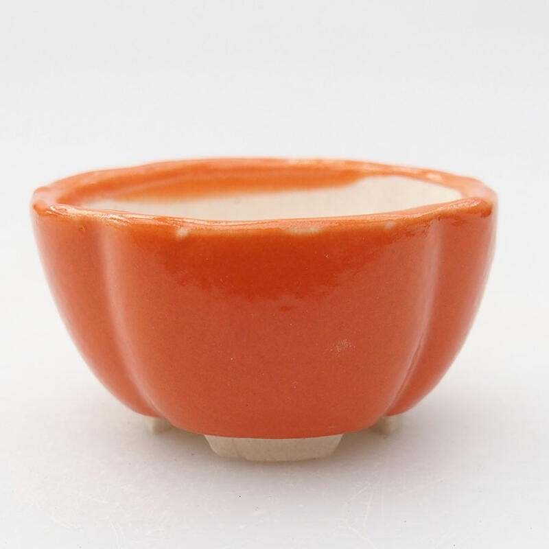Mini bol bonsaï 4 x 4 x 2,5 cm, orange