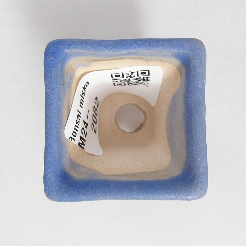 Mini bol bonsaï 4 x 4 x 3,5 cm, couleur bleu