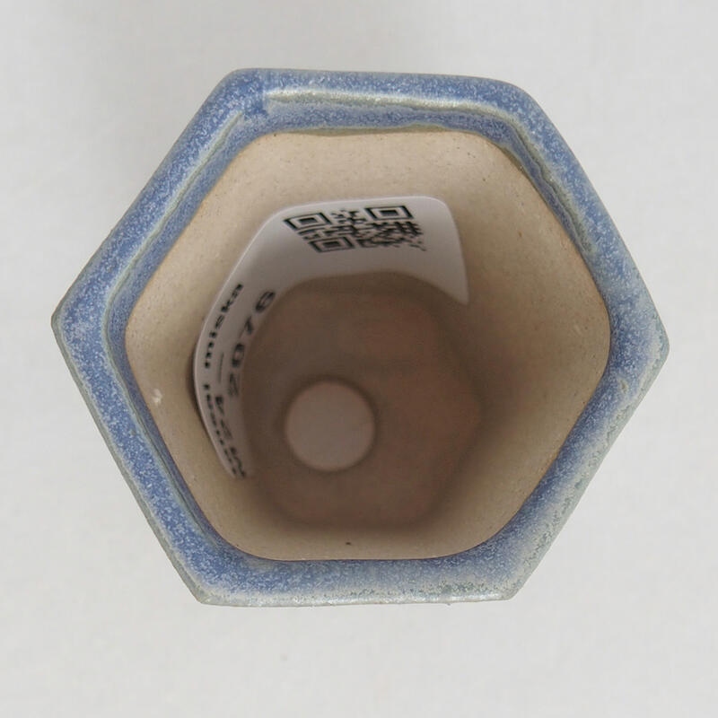 Mini bol bonsaï 4 x 4 x 5,5 cm, couleur bleu