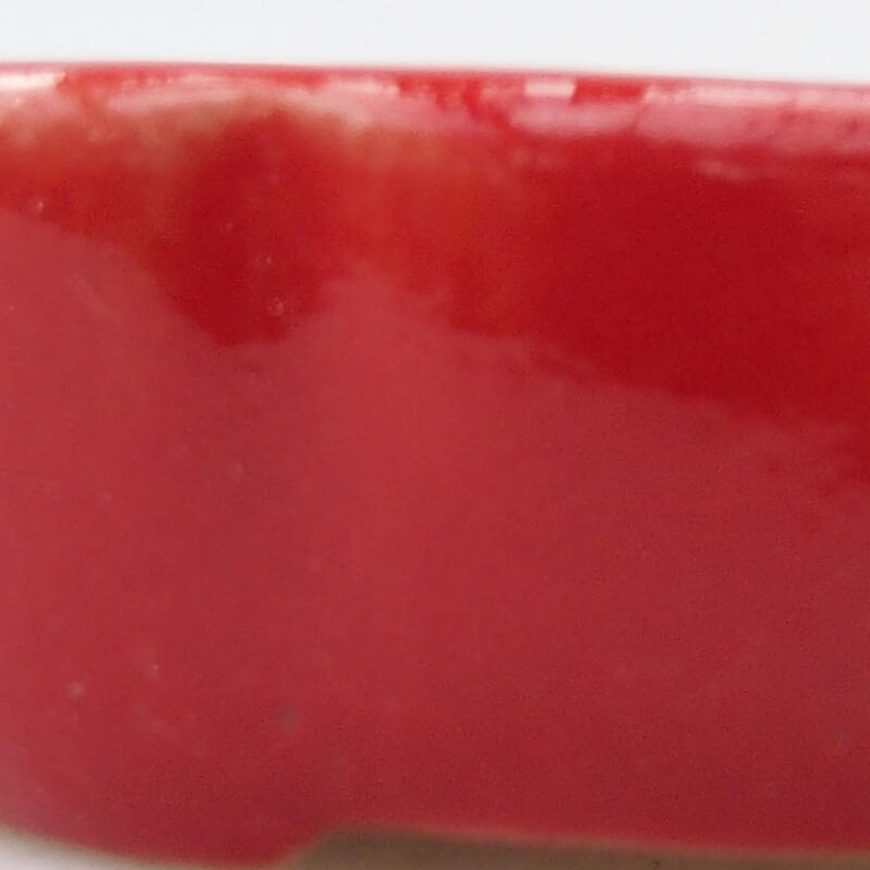 Mini bol bonsaï 5,5 x 3 x 2 cm, couleur rouge