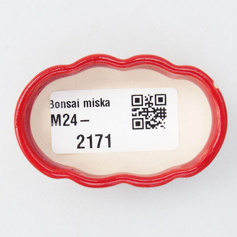 Mini bol bonsaï 5,5 x 3 x 2 cm, couleur rouge