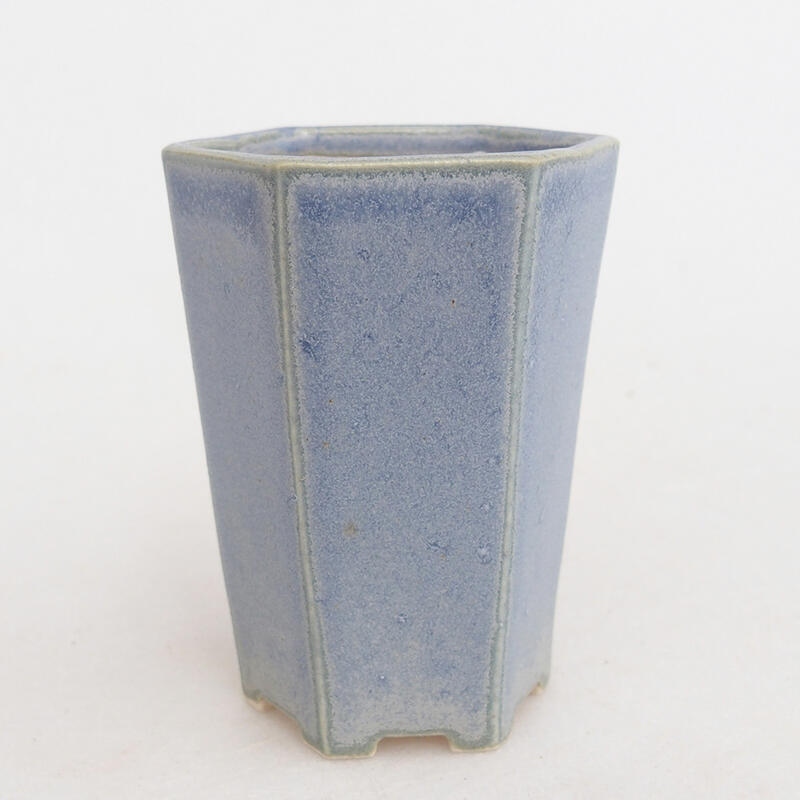 Mini bol bonsaï 5 x 4,5 x 6,5 cm, couleur bleu