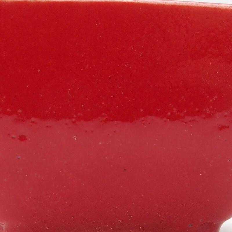 Mini bol bonsaï 5 x 5 x 3 cm, couleur rouge