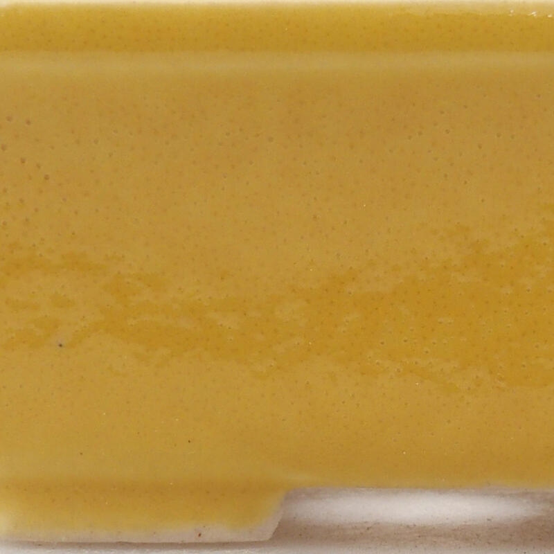 Mini bol bonsaï 6,5 x 4 x 2,5 cm, jaune