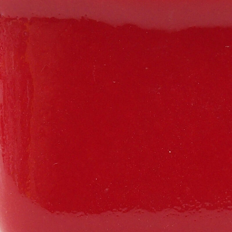 Mini bol bonsaï 6,5 x 6,5 x 4,5 cm, couleur rouge