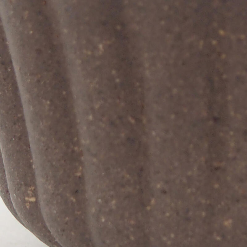 Mini bol à bonsaï 6,5 x 6,5 x 4 cm, couleur ocre brunâtre