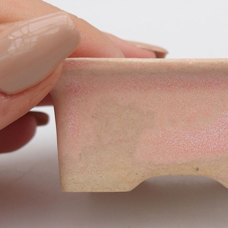 Mini bol bonsaï 6 x 4,5 x 2,5 cm, rose