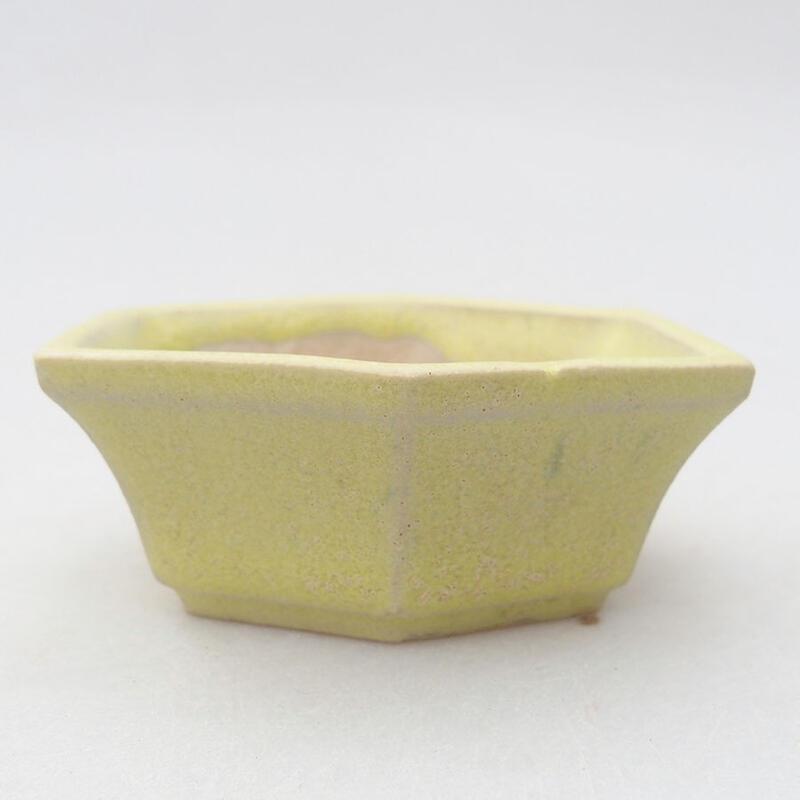 Mini bol bonsaï 6 x 5,5 x 2 cm, jaune
