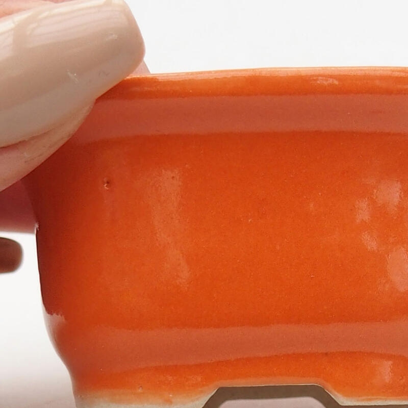 Mini bol bonsaï 6 x 5 x 3 cm, orange