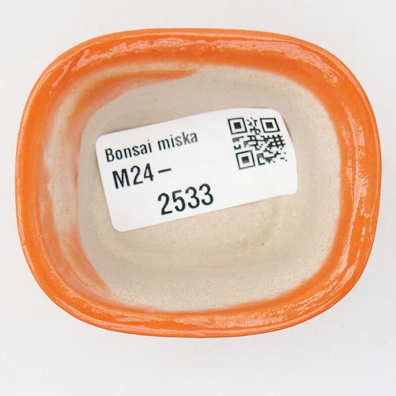 Mini bol bonsaï 6 x 5 x 3 cm, orange