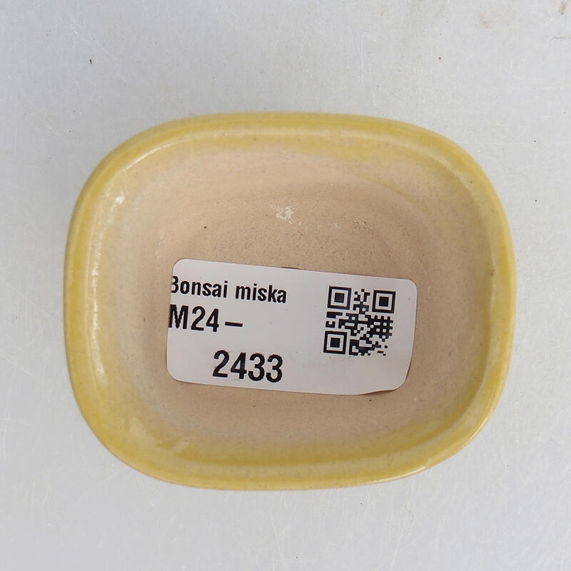 Mini bol bonsaï 6 x 5 x 3 cm, jaune