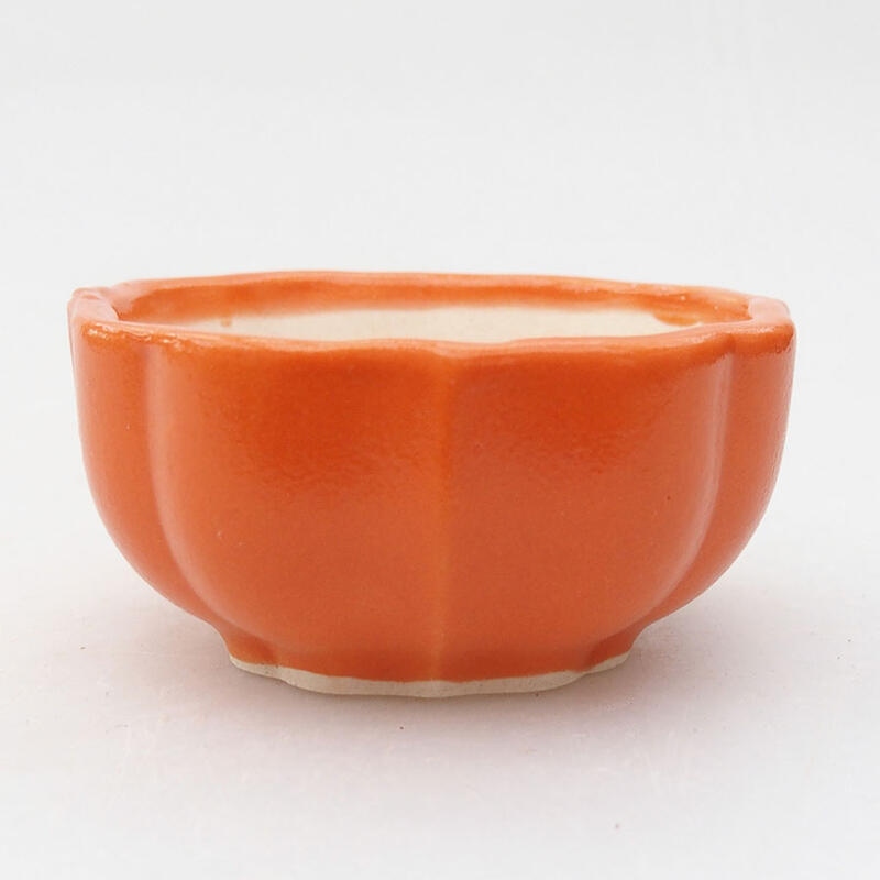 Mini bol bonsaï 6 x 6 x 3 cm, orange