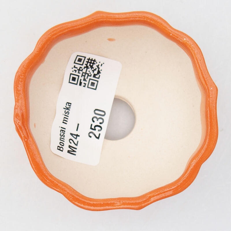 Mini bol bonsaï 6 x 6 x 3 cm, orange
