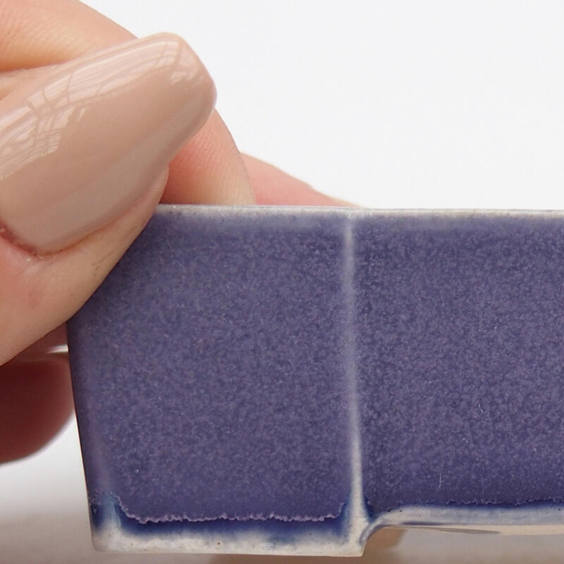 Mini bol bonsaï 7,5 x 4,5 x 2,5 cm, couleur violet