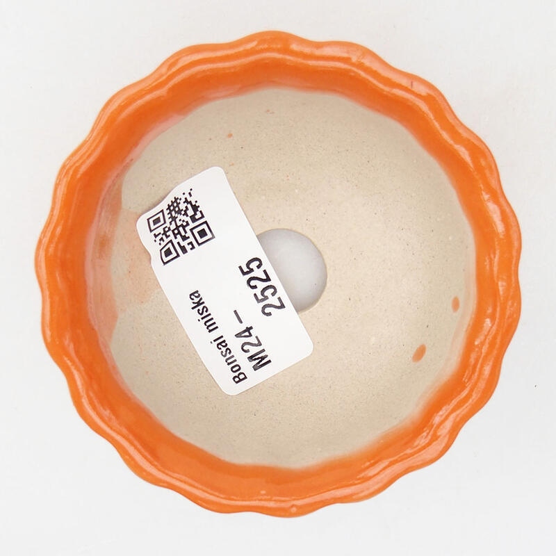 Mini bol bonsaï 7 x 7 x 3,5 cm, orange