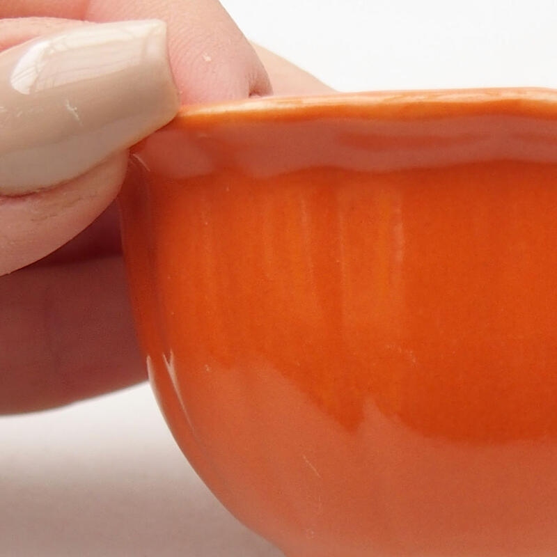 Mini bol bonsaï 7 x 7 x 3,5 cm, orange