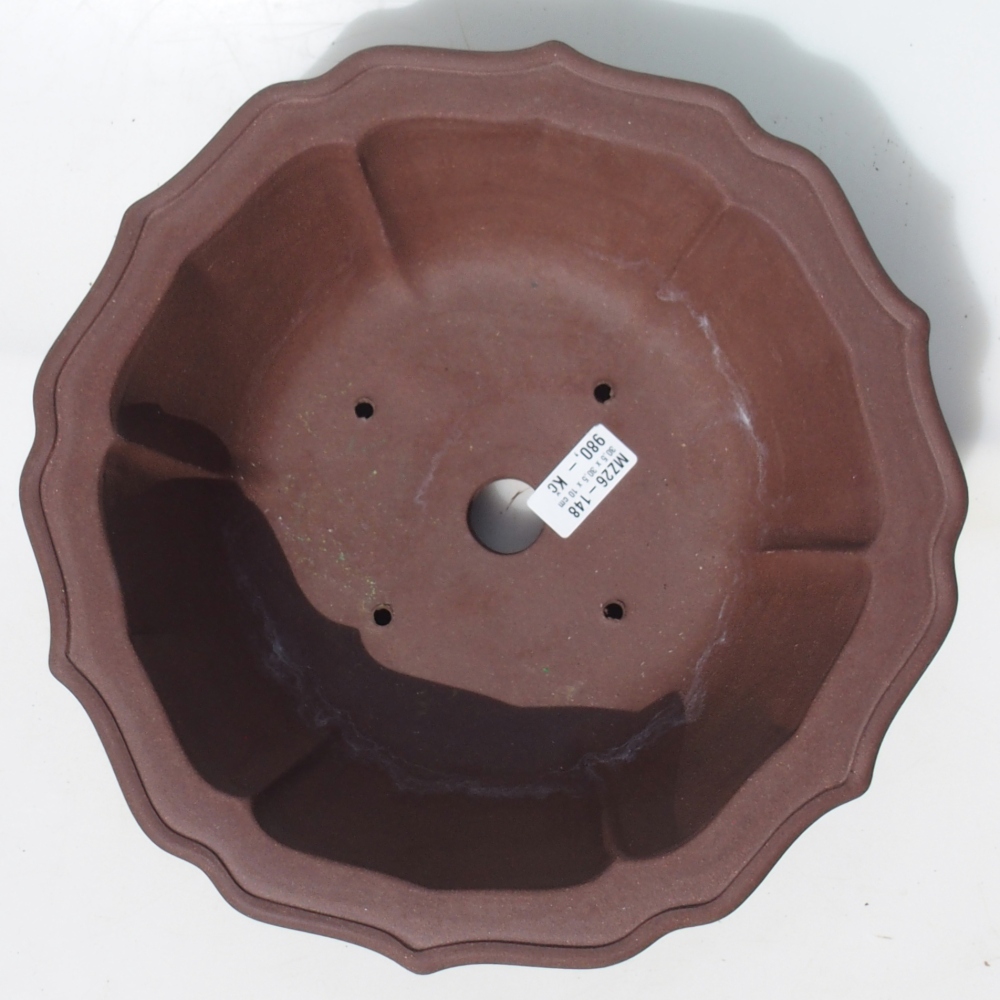 Bol pour bonsaï 30,5 x 30,5 x 10 cm - brun