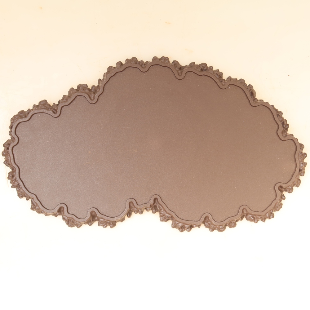 Socle en plastique pour bonsaï 43 x 25 x 1,5 cm, couleur marron