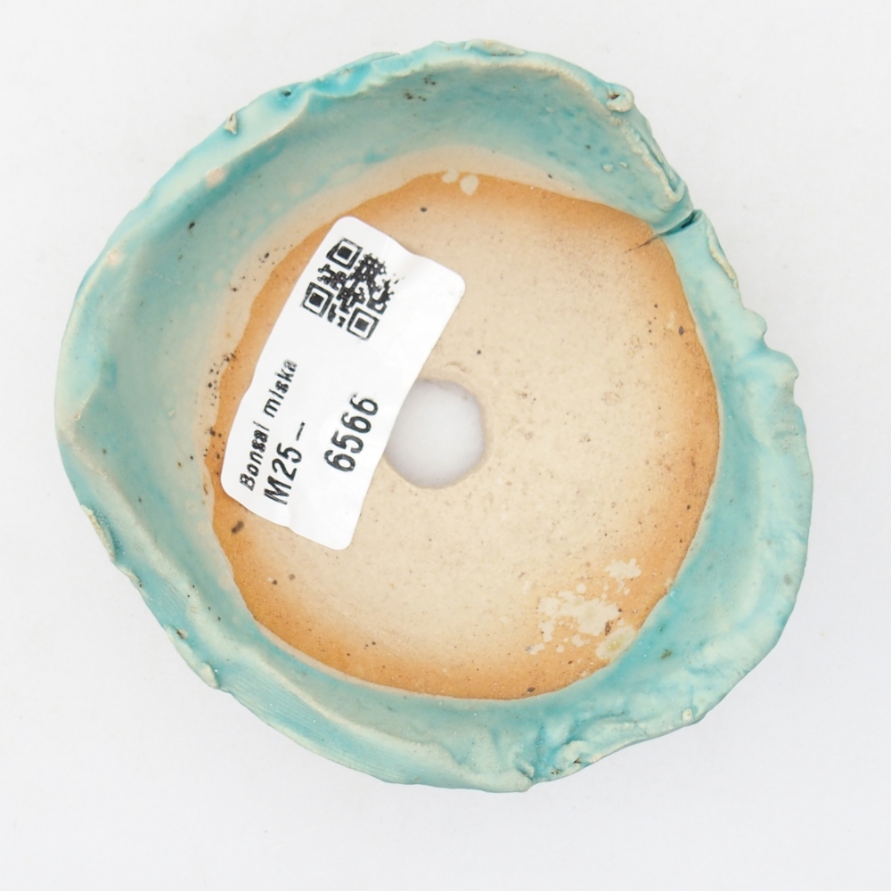 Coquille en céramique 8,5 x 8 x 4 cm , couleur bleue