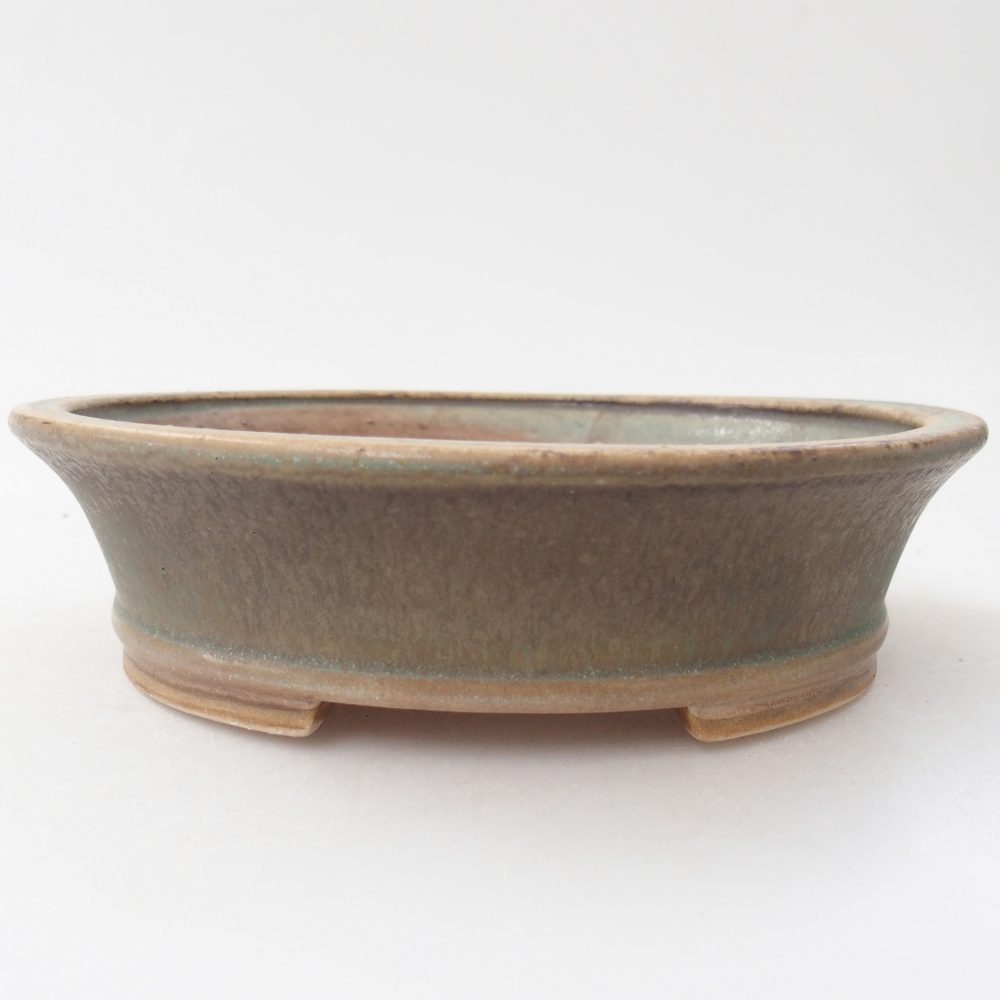 Bol à bonsaï en céramique 17,5 x 16 x 4,5 cm, couleur arrosée