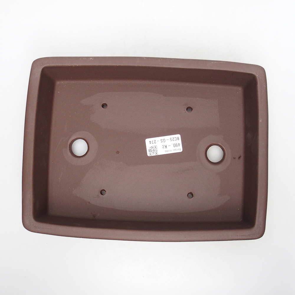 Bol 25 x 20 x 6 cm brun