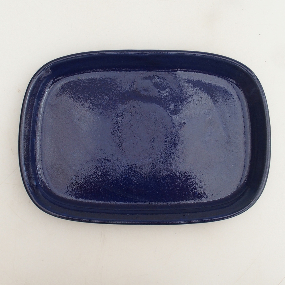 Bol Bonsaï + soucoupe H25 - 23 x 17 x 5,5 cm - bleu