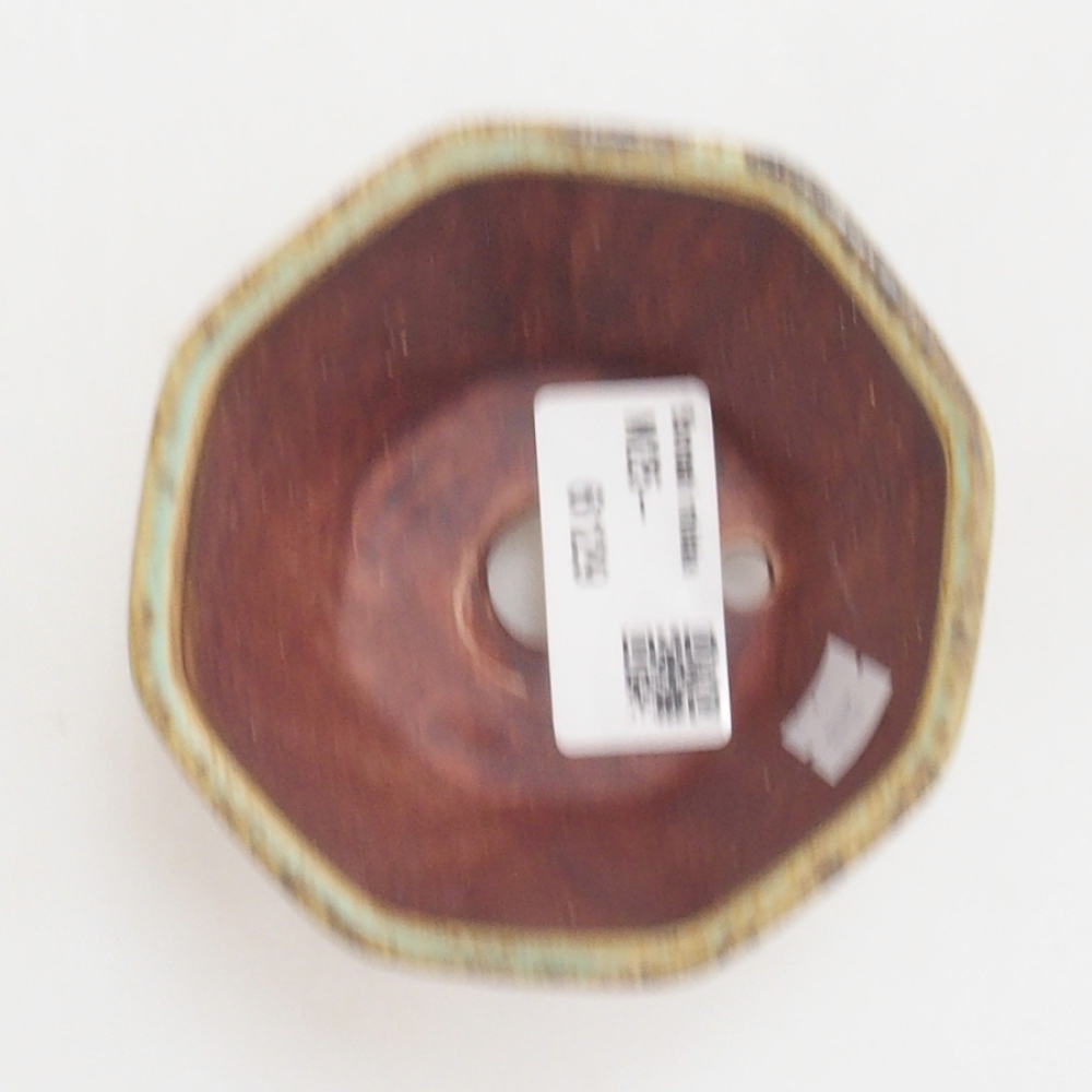Bol à bonsaï en céramique 10 x 8,5 x 4 cm, brun