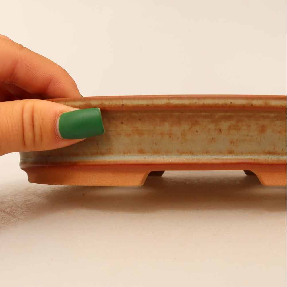 Bol en céramique  21 x 14,5 x 3,5 cm, couleur beige