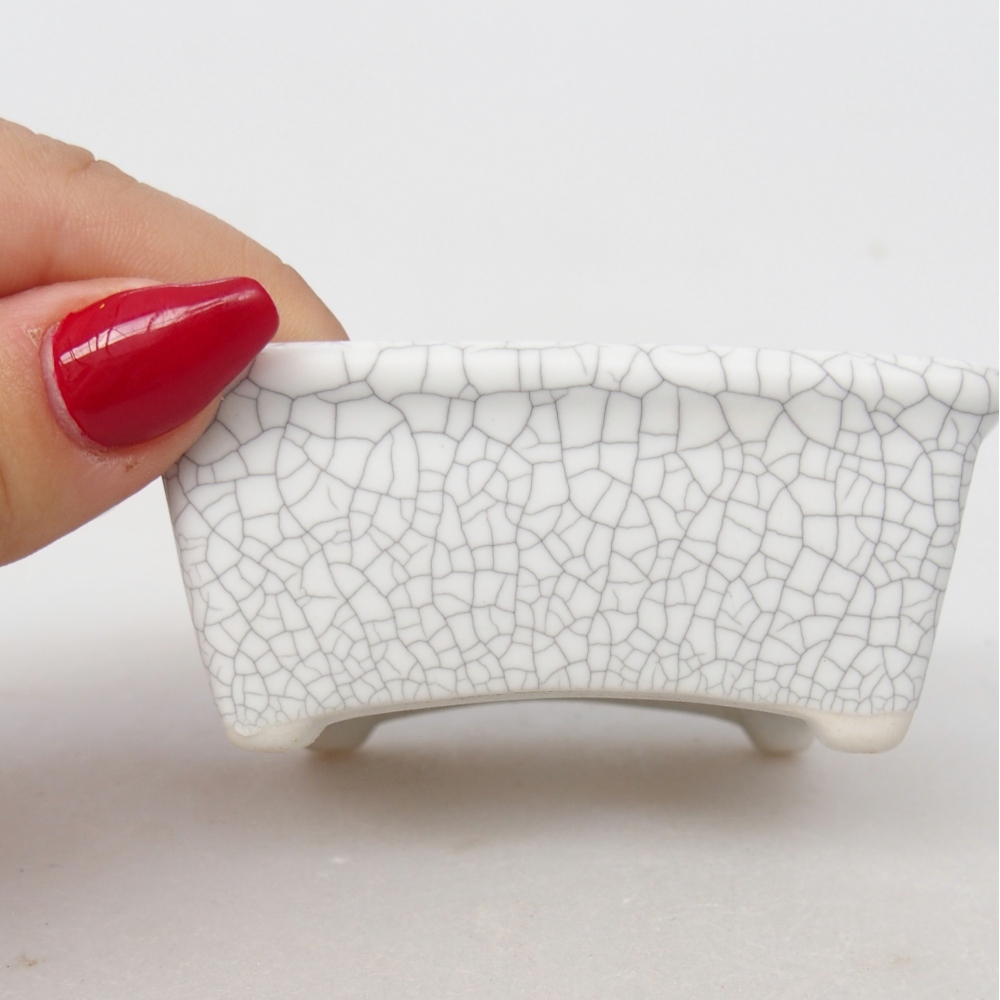 Mini bol bonsaï 8 x 6,5 x 3,5 cm, couleur raku