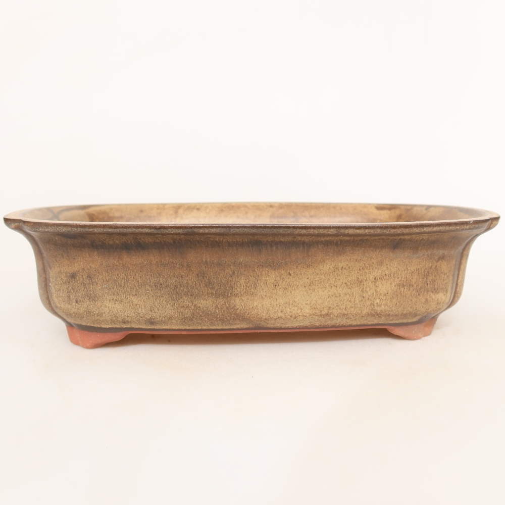 Bol en céramique  24 x 17 x 6 cm, couleur marron
