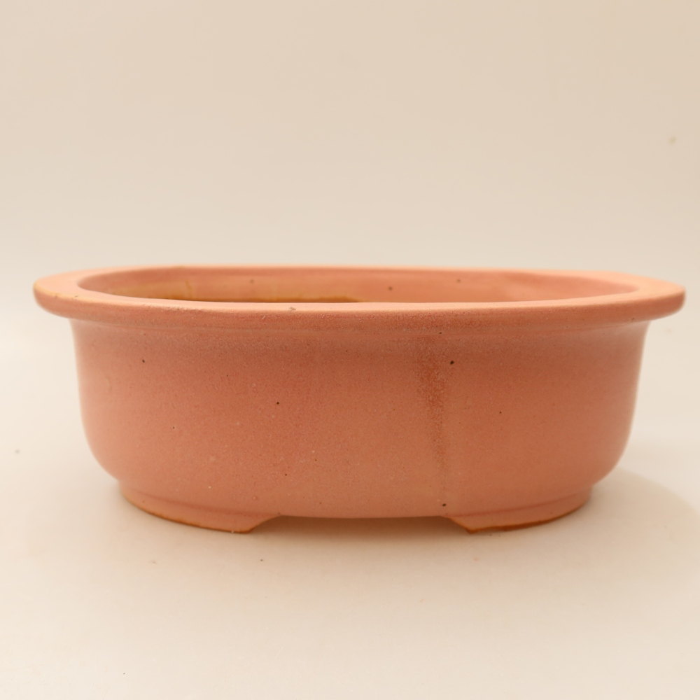 Bol à bonsaï en céramique 23 x 19 x 7 cm, brun
