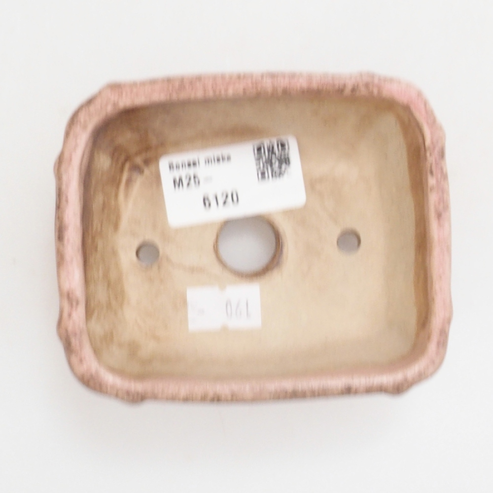 Bol à bonsaï en céramique 10 x 8,5 x 4 cm, brun